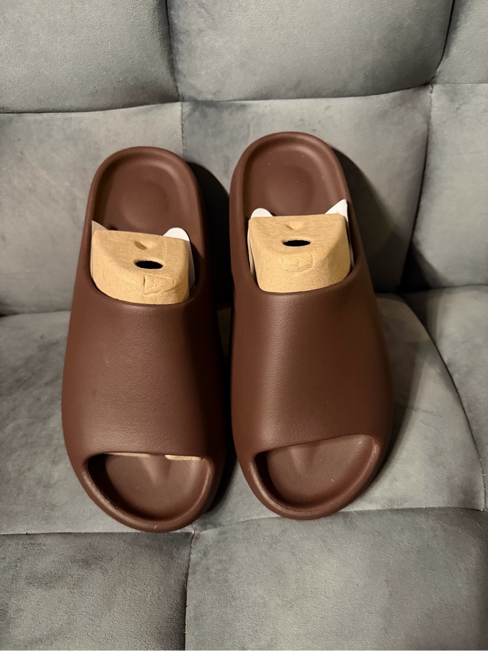 Yeezy Slides YS-01 Fudge US Size 13M/14W New with Original Bag not a box